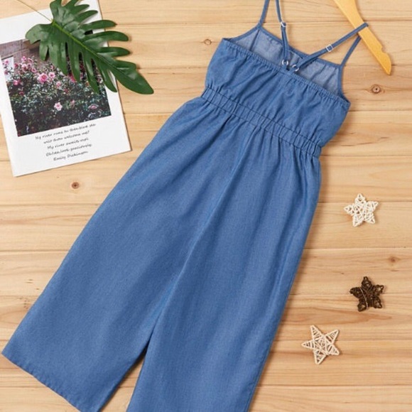 Toddler Girls Ruffle Jumpsuit/ - Picture 2 of 5